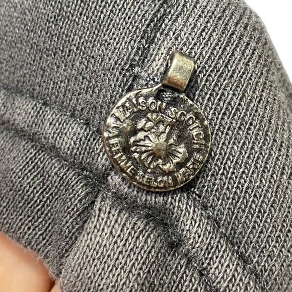 Maison Scotch Nomade from Scotch & Soda gray embroidered eyelet top XS - Picture 4 of 9